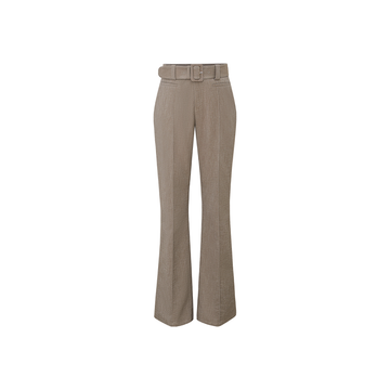 Denim-Look Flared Trousers flat view