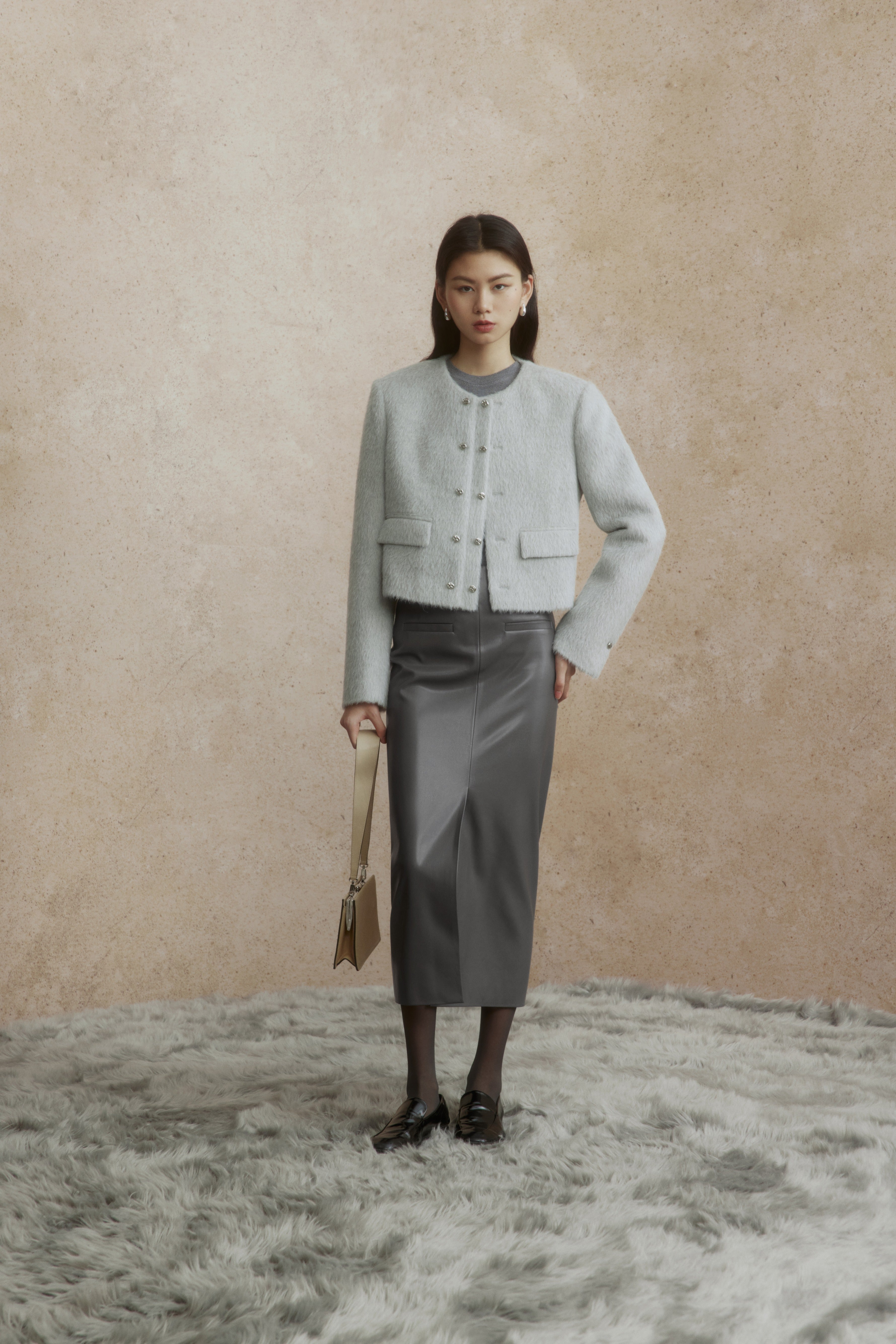 ZZ2DWWJ8039 Double-Face Wool Coat