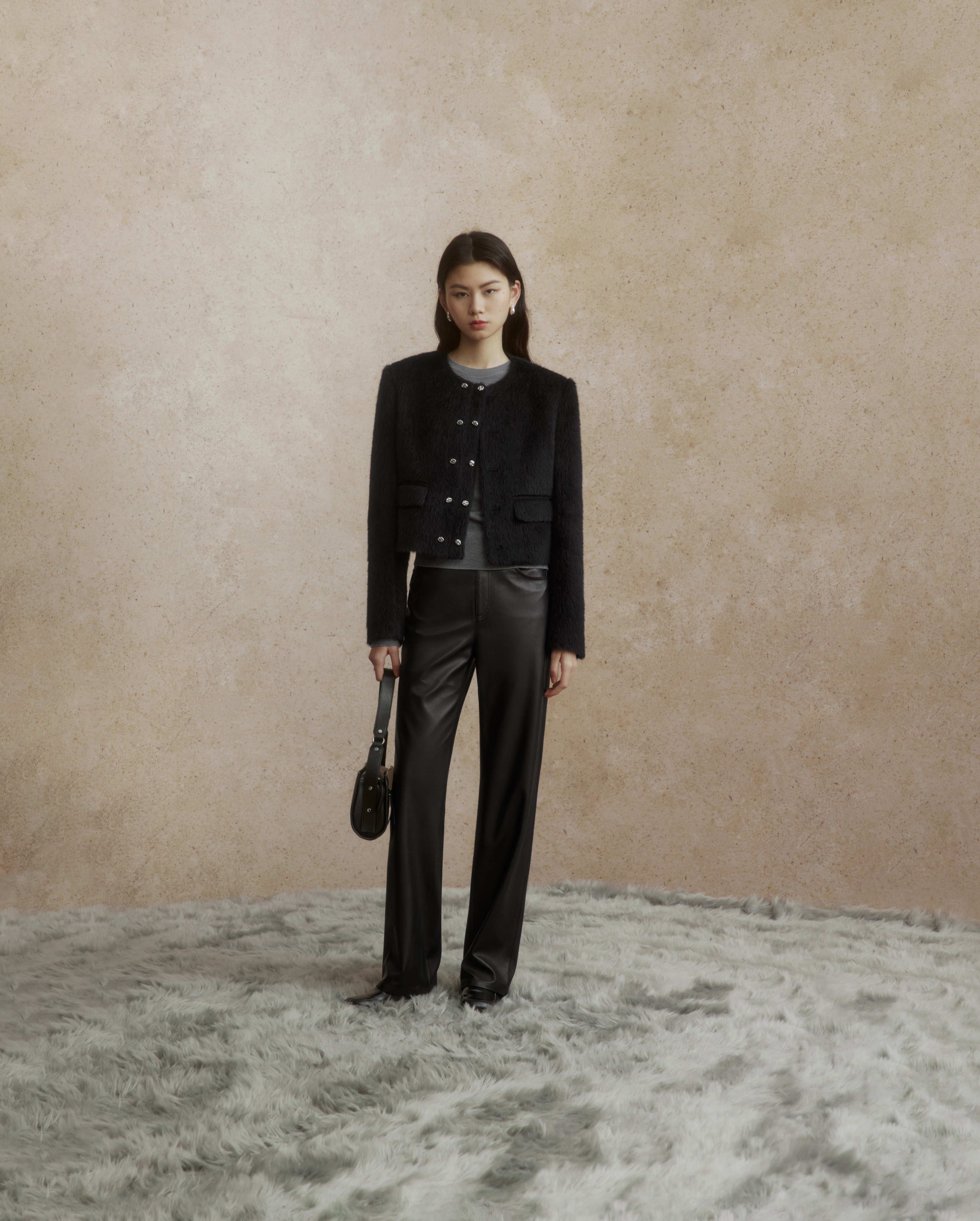 ZZ2DWWJ8039 Double-Face Wool Coat