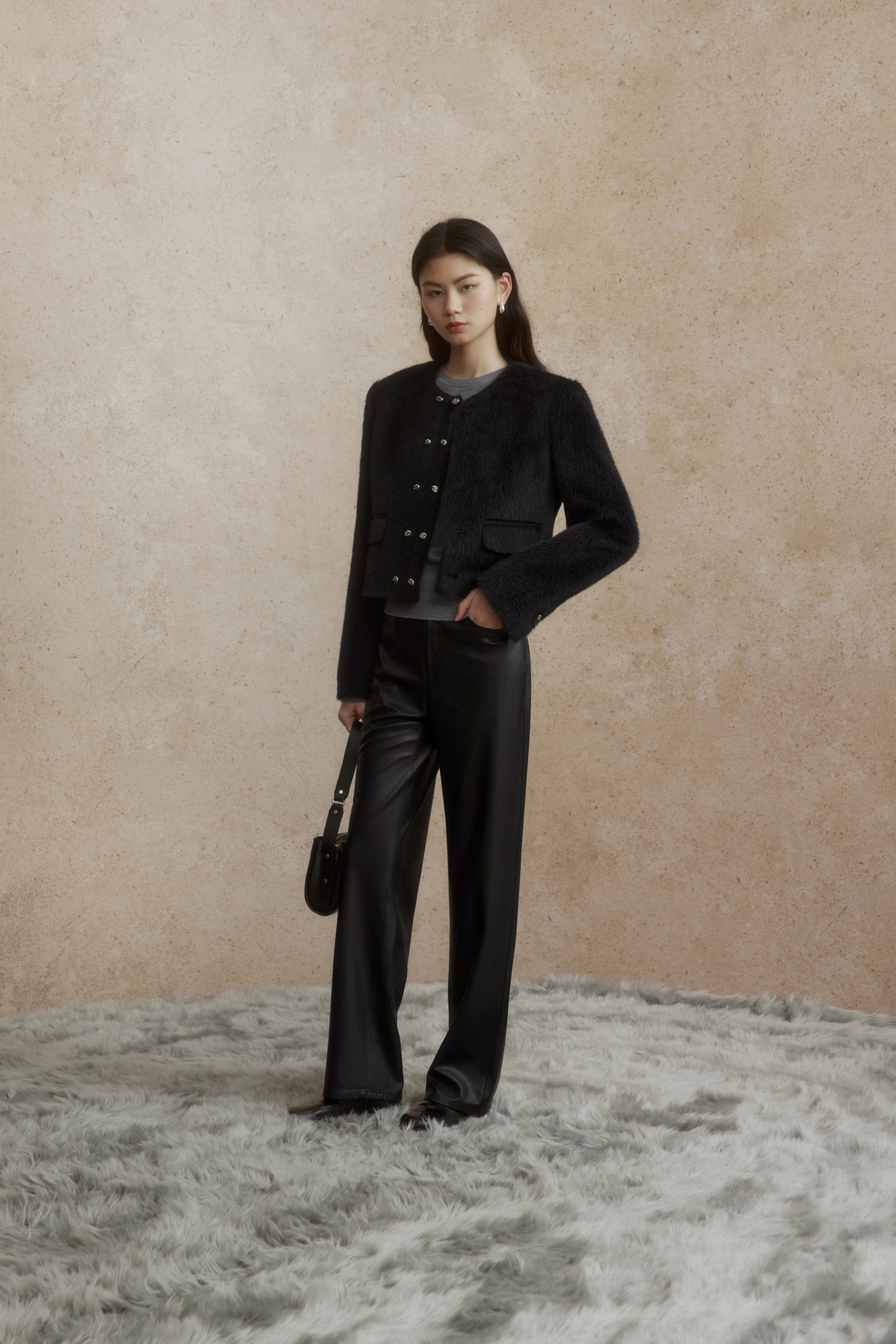 ZZ2DWWJ8039 Double-Face Wool Coat