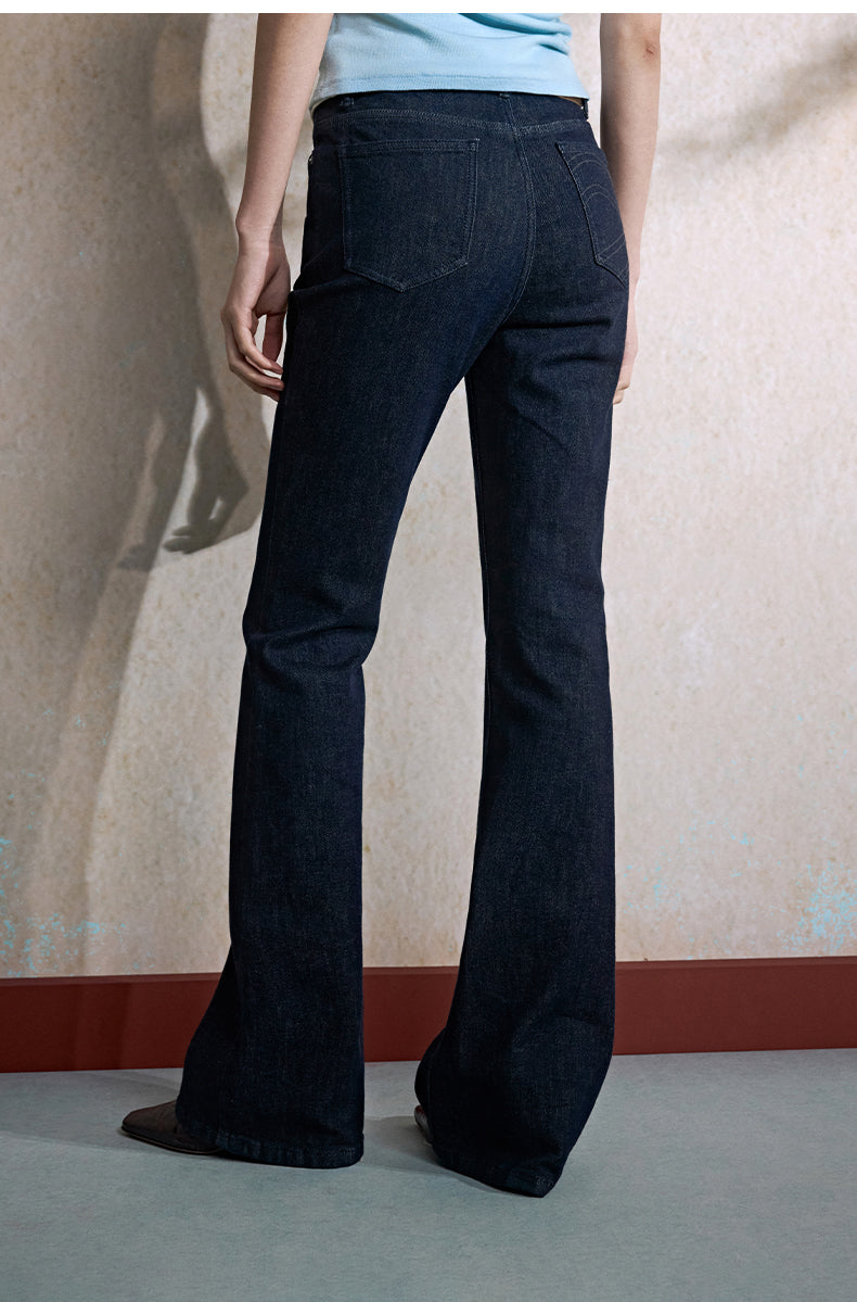 Misty Blue Flare Jeans - Misty Blue