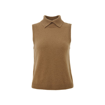 ZZ2FAKDB002 Cashmere Wool Knit Vest product image