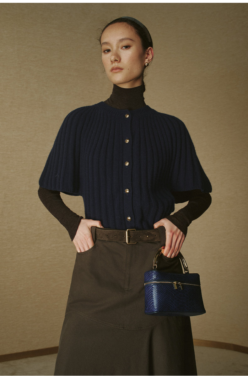Suede Leather Slim Belt - Sandalwood Brown
