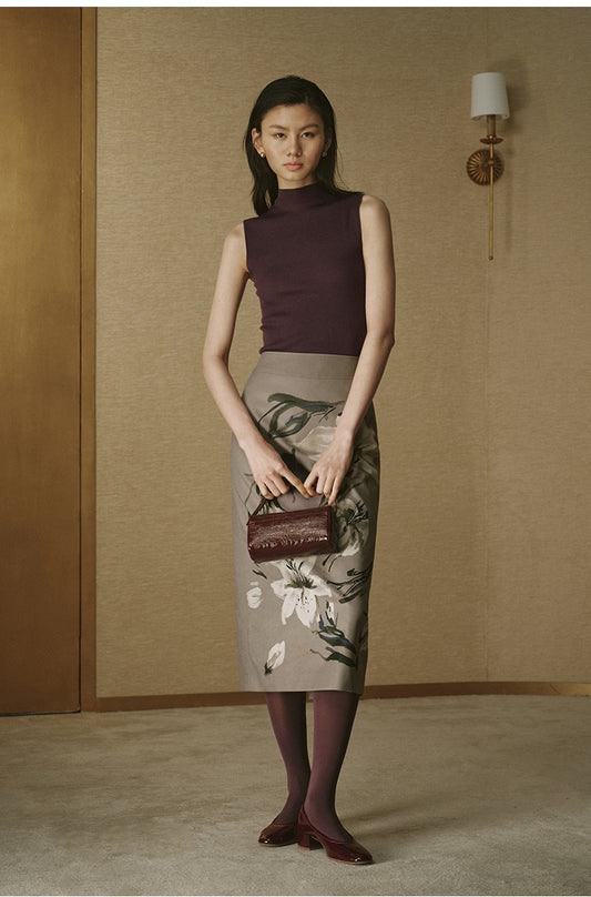 Autumn Floral Wind Chime Skirt - Autumn Floral