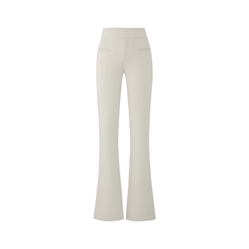 ZZ2FAWK9031 Air Layer Flare Trousers Light Grey