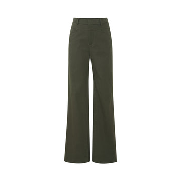 Structured Flared Trousers