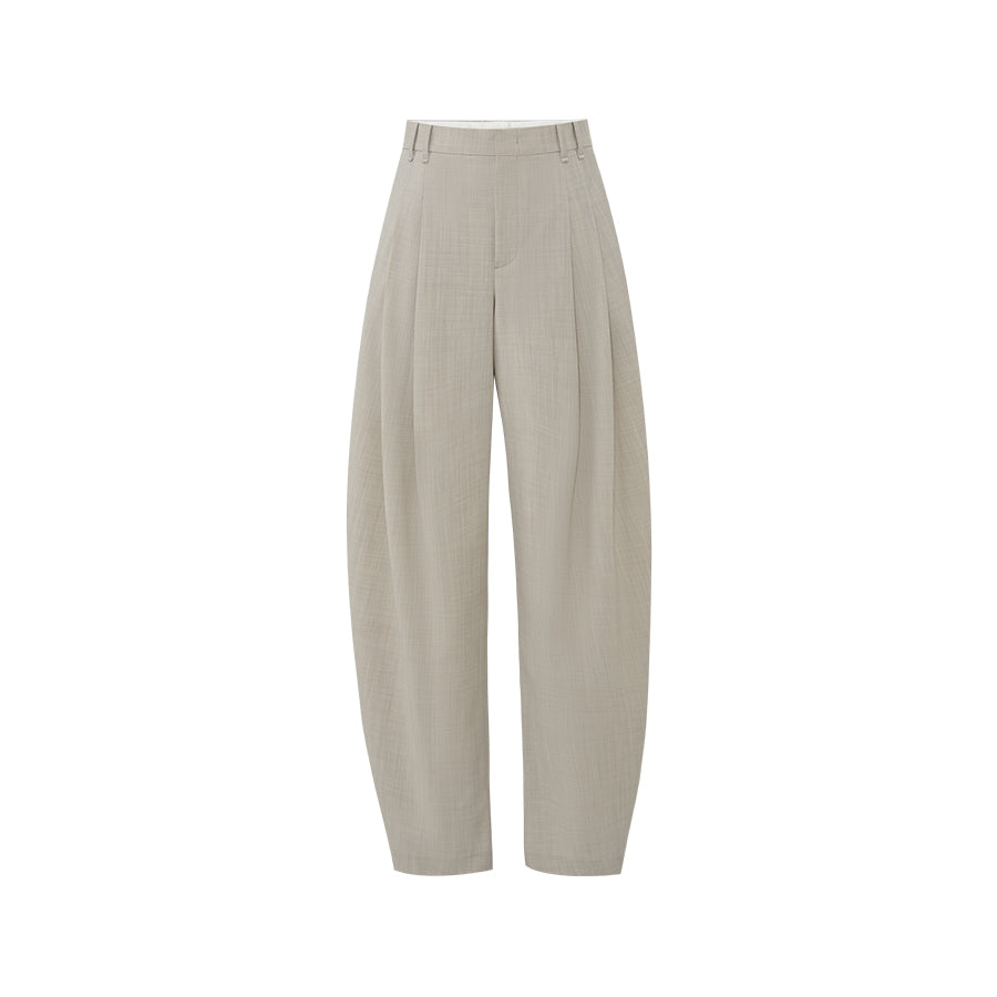 Light Green Summer Wool Trousers - Light Green