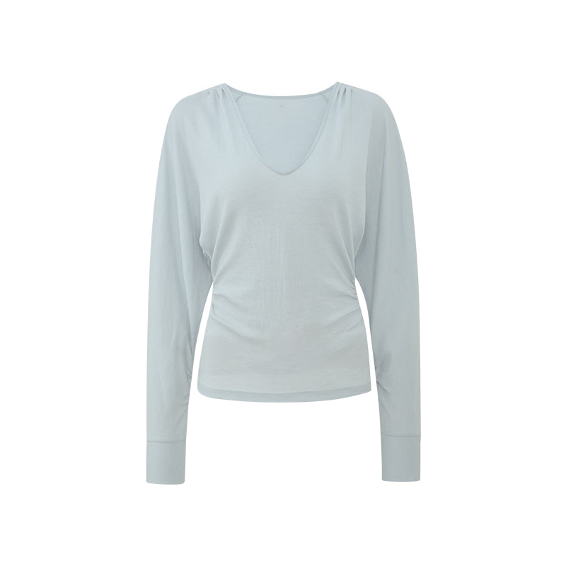 ZZ2FAWTE008 Diamond-Neck Wool Tee product image