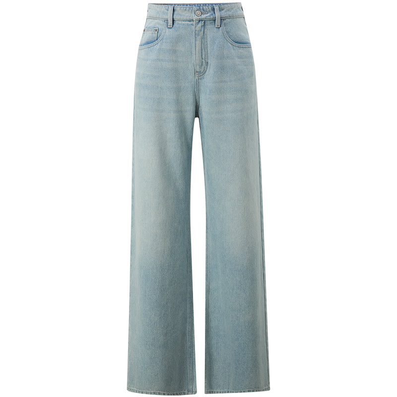 Pale Blue Straight Jeans