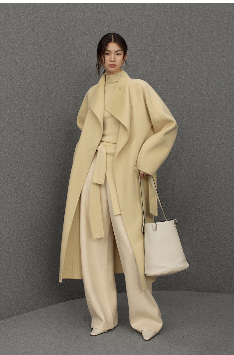 ZZ2EWWWT008 Double-Face Wool Coat