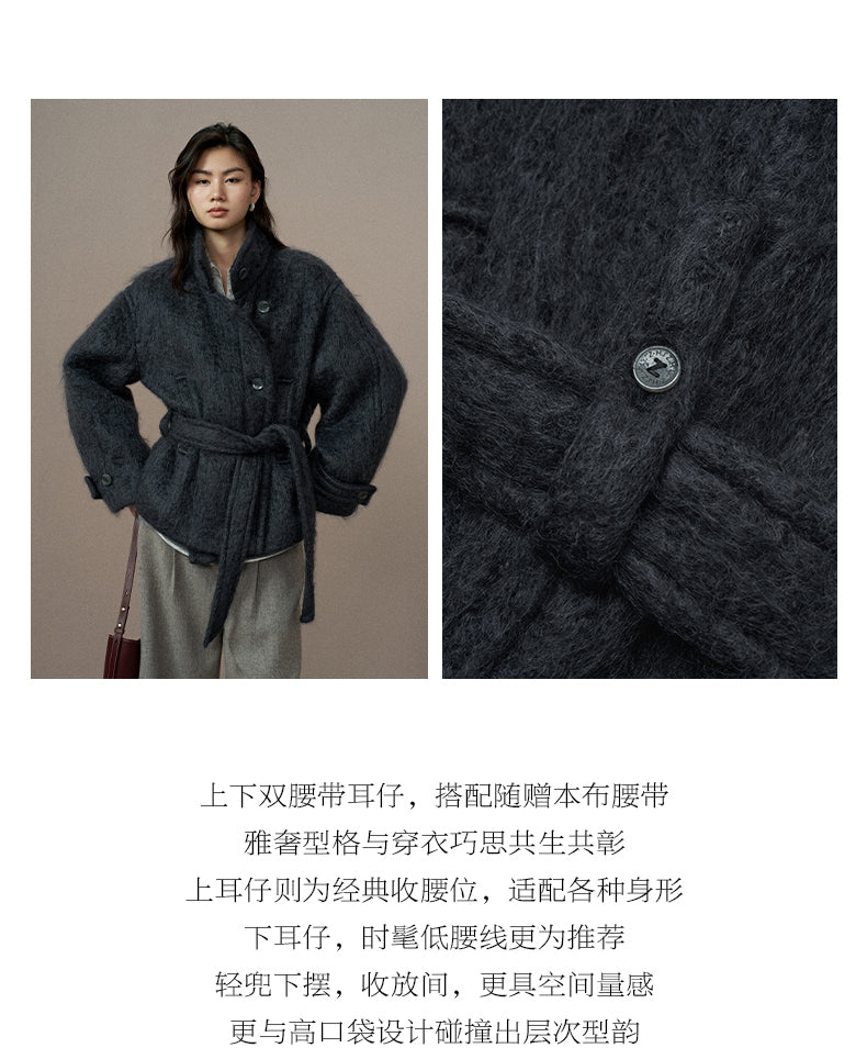ZZ2EWWWQ137 Double-Face Wool Coat