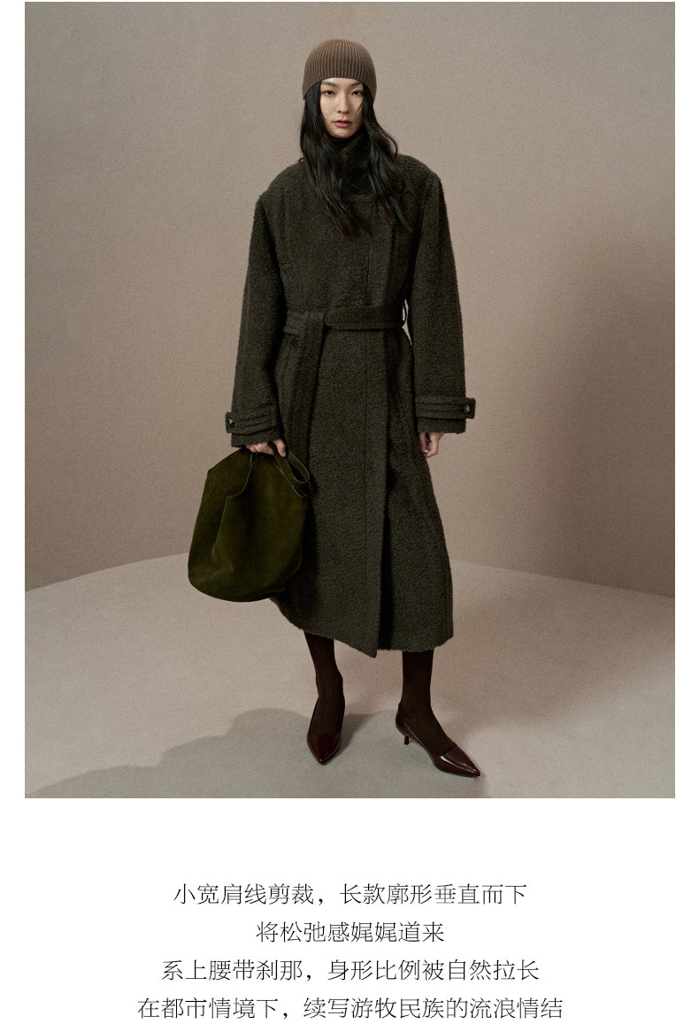 ZZ2EWWW1128 Double-Face Wool Coat