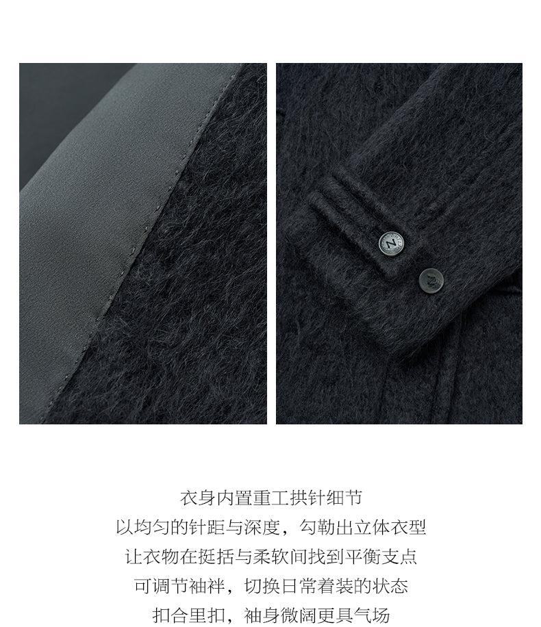 ZZ2EWWWQ137 Double-Face Wool Coat