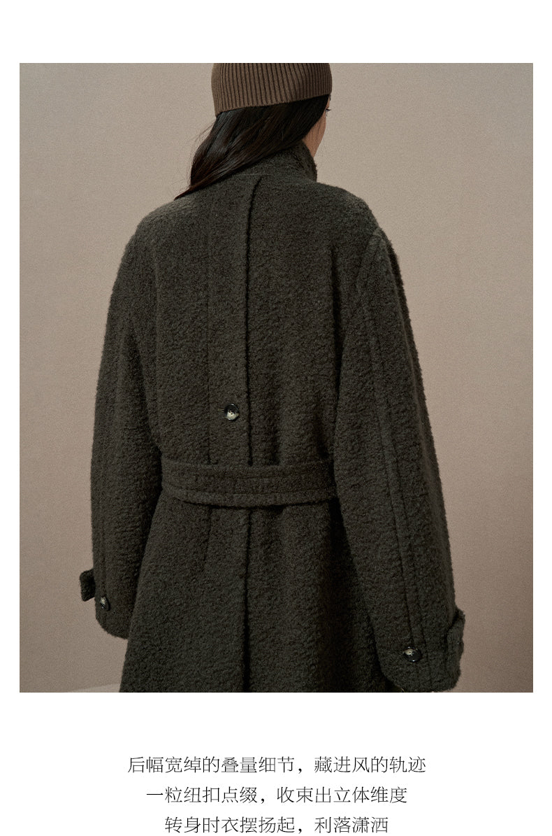 ZZ2EWWW1128 Double-Face Wool Coat