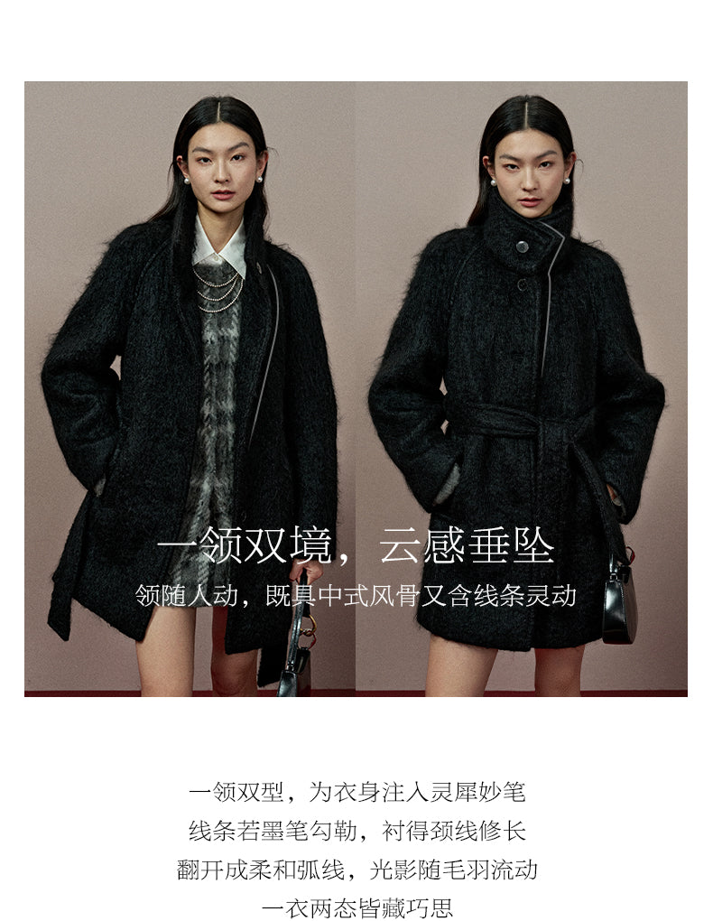 ZZ2EWWW9029 Double-Face Wool Coat