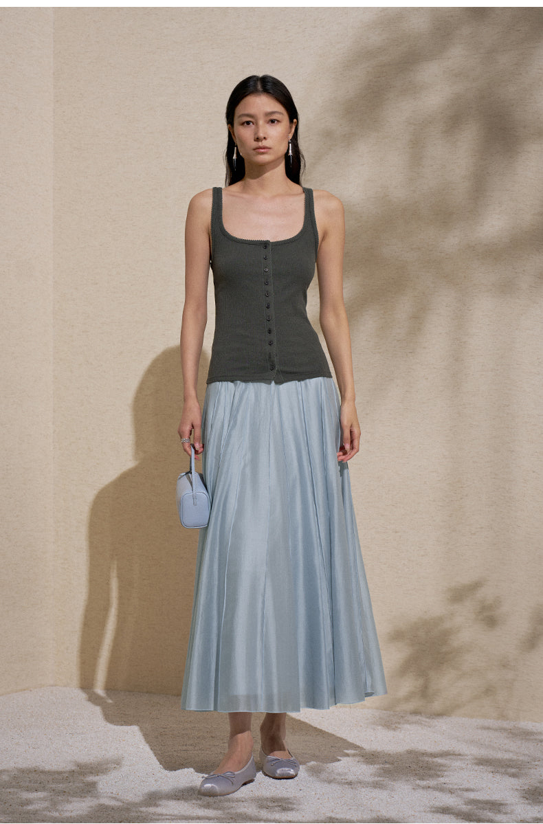 ZZ2FMWDQ001 Sleeveless Summer Top
