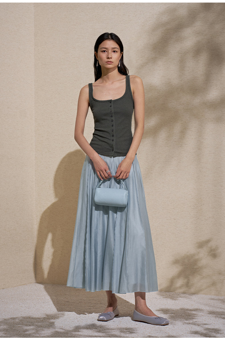 ZZ2FMWDQ001 Sleeveless Summer Top