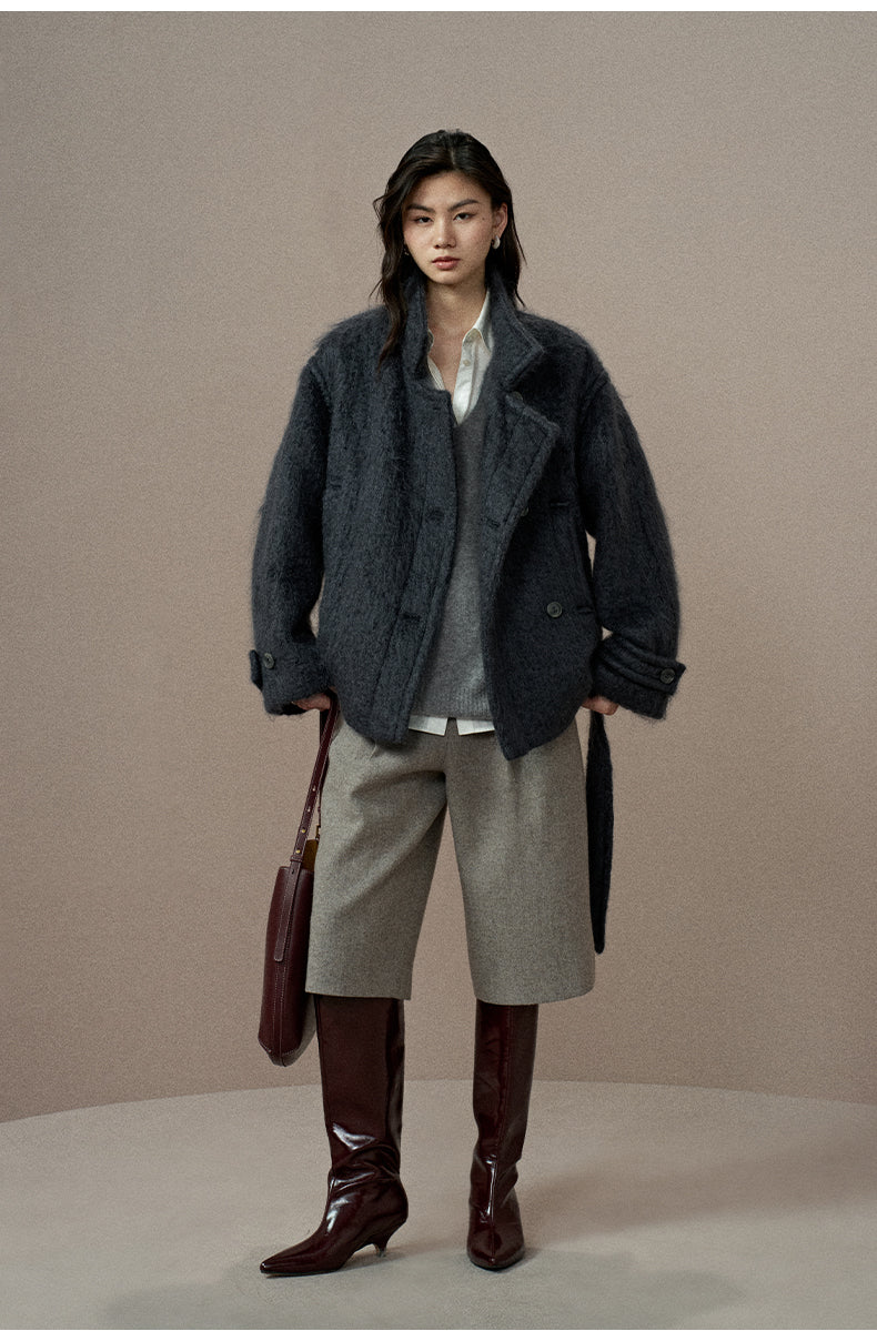 ZZ2EWWWQ137 Double-Face Wool Coat