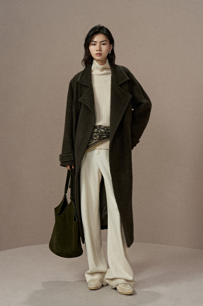 ZZ2EWWW1128 Double-Face Wool Coat