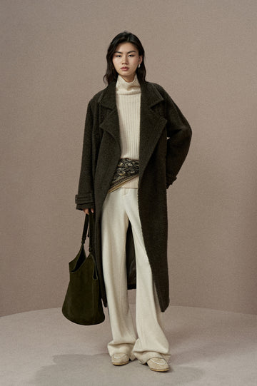 ZHIZHI Huilan Fang Wool Coat