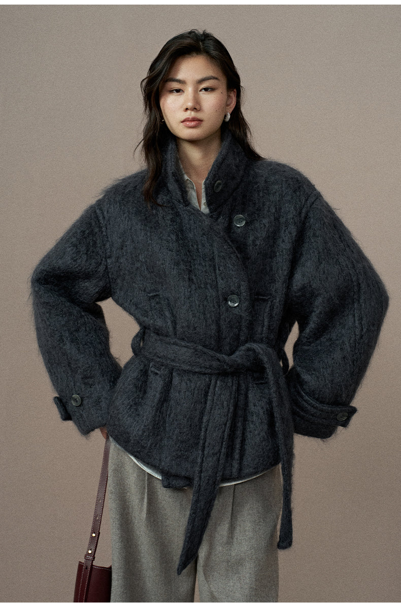 ZZ2EWWWQ137 Double-Face Wool Coat