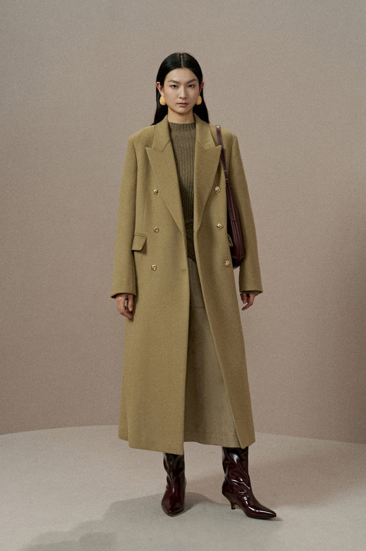Mosi Gui Wool Blazer in Tailored Double-Face Wool Blazer