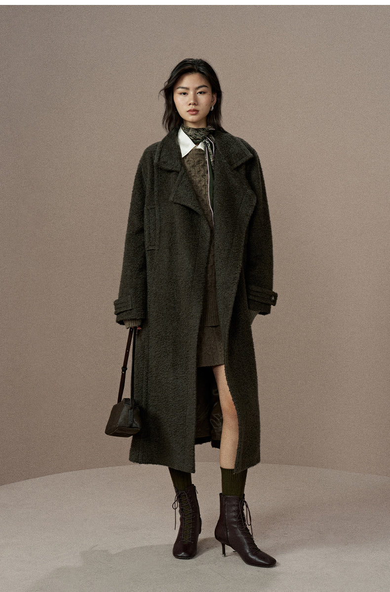 ZZ2EWWW1128 Double-Face Wool Coat