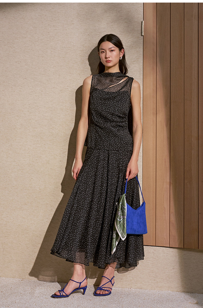 ZZ2FMWBQ031 Tailored Summer Midi Skirt