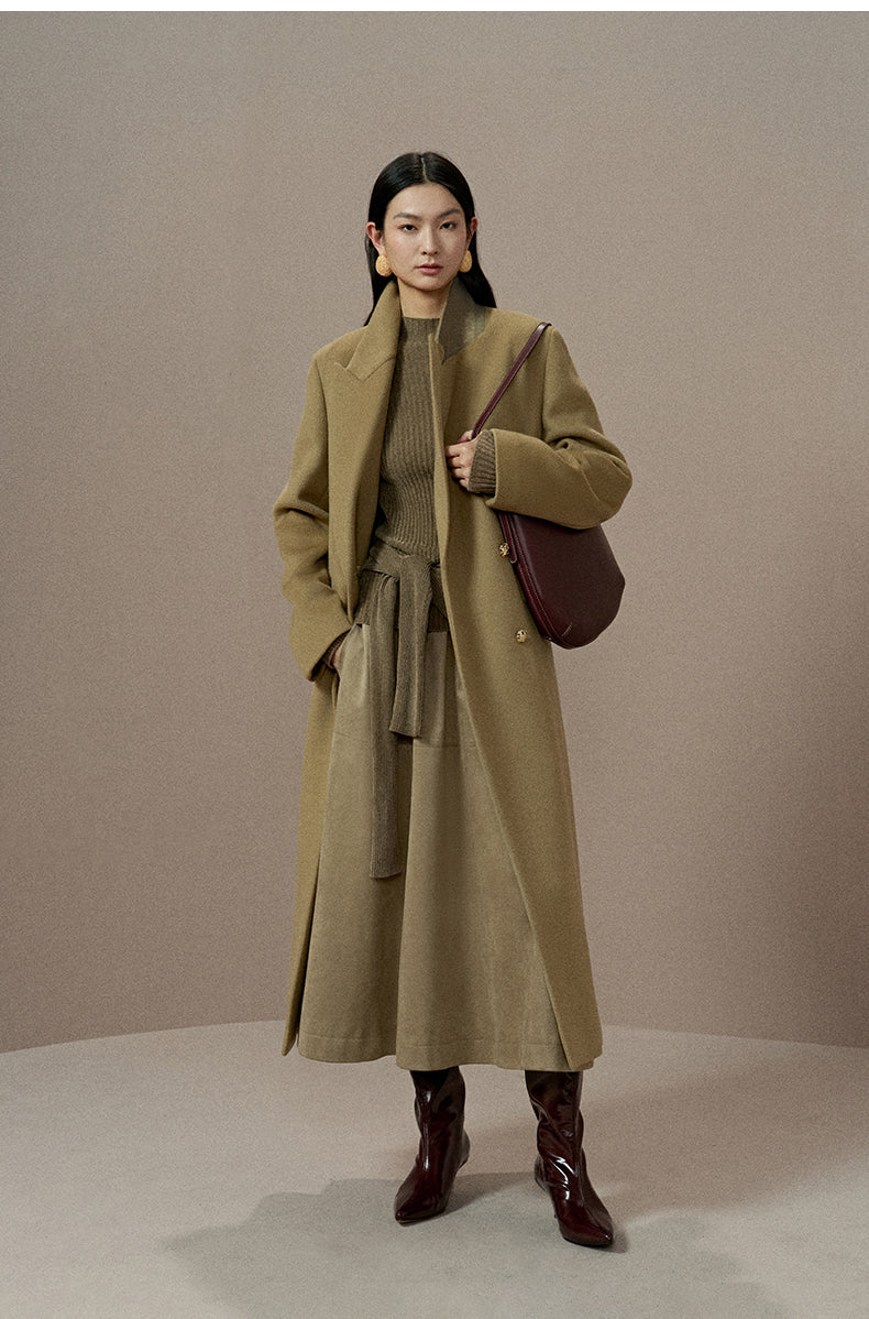 ZZ2EWWWQ141 Tailored Double-Face Wool Blazer