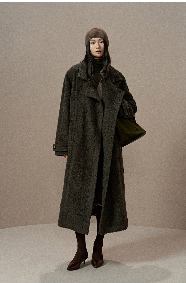 ZZ2EWWW1128 Double-Face Wool Coat