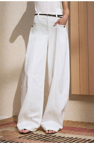 ZHIZHI Curved Seam Trousers