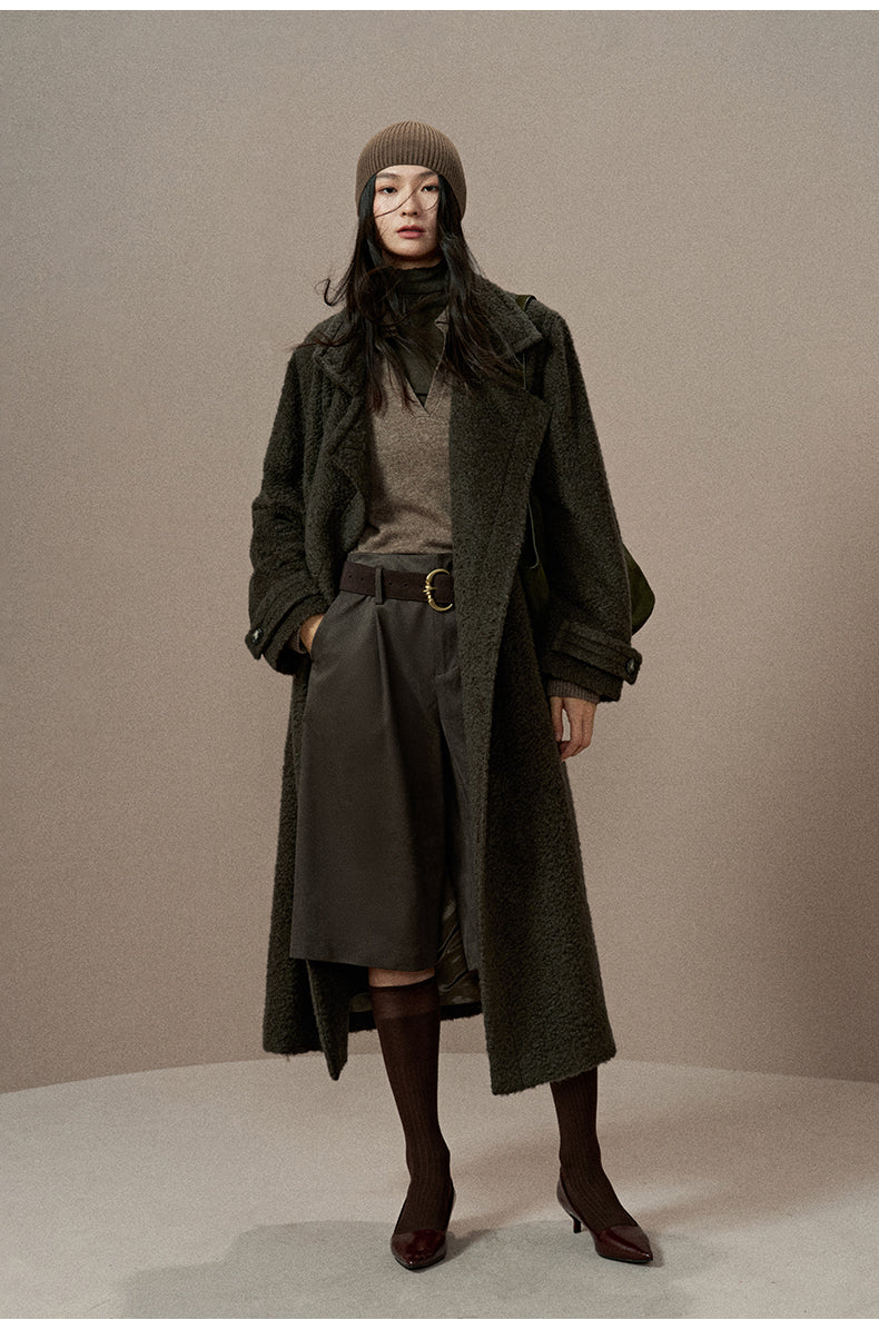 ZZ2EWWW1128 Double-Face Wool Coat