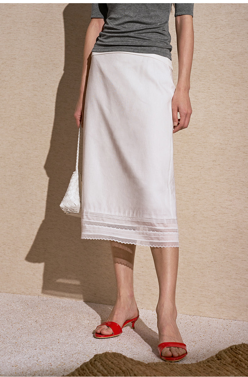 ZZ2FMWBC045 Tailored Summer Midi Skirt
