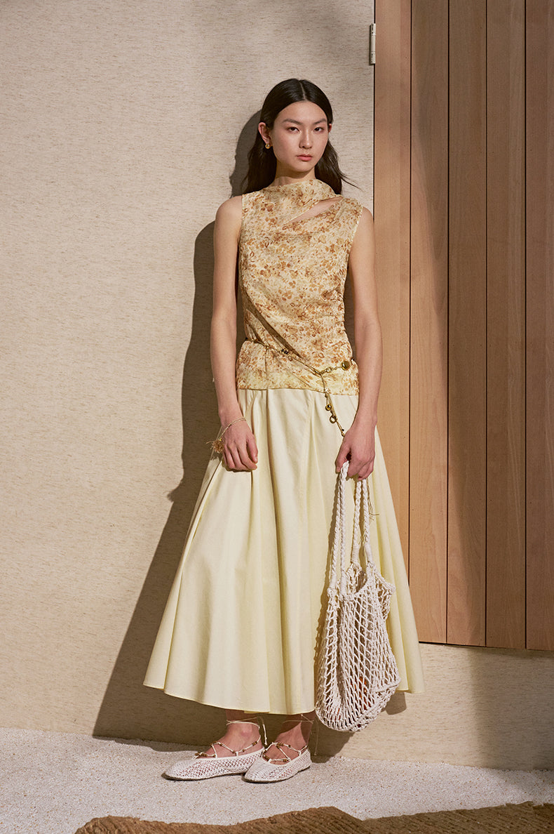 ZZ2FMWCC066 Beige Floral