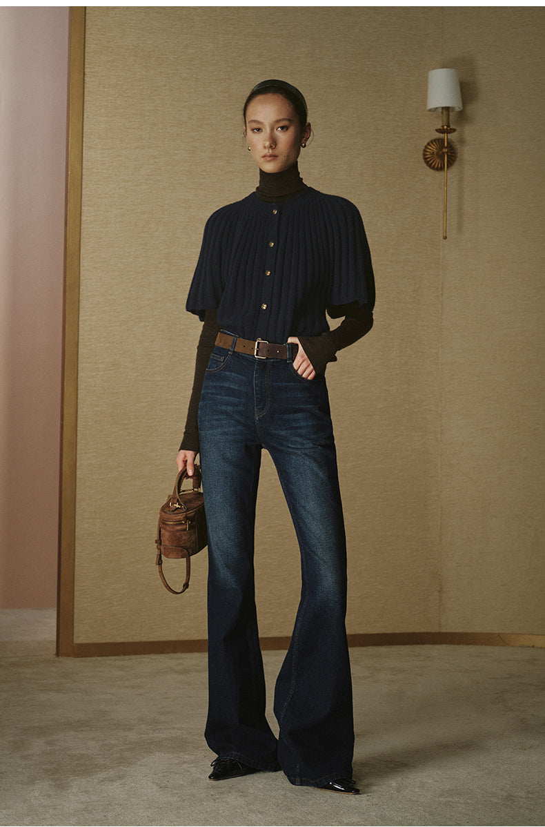 Starlight Blue Flare Jeans - Starlight Blue - view 7