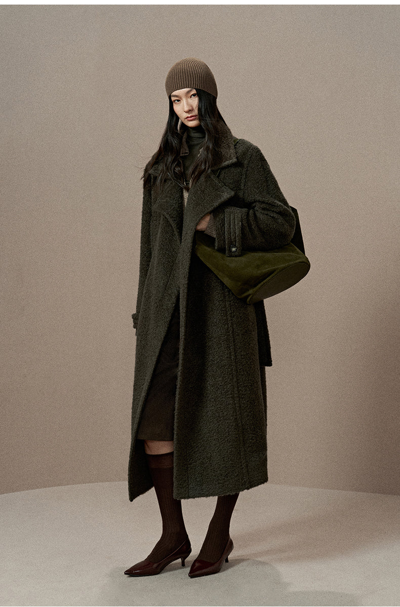 ZZ2EWWW1128 Double-Face Wool Coat