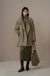 ZZ2EWWWQ158 Double-Face Wool Coat