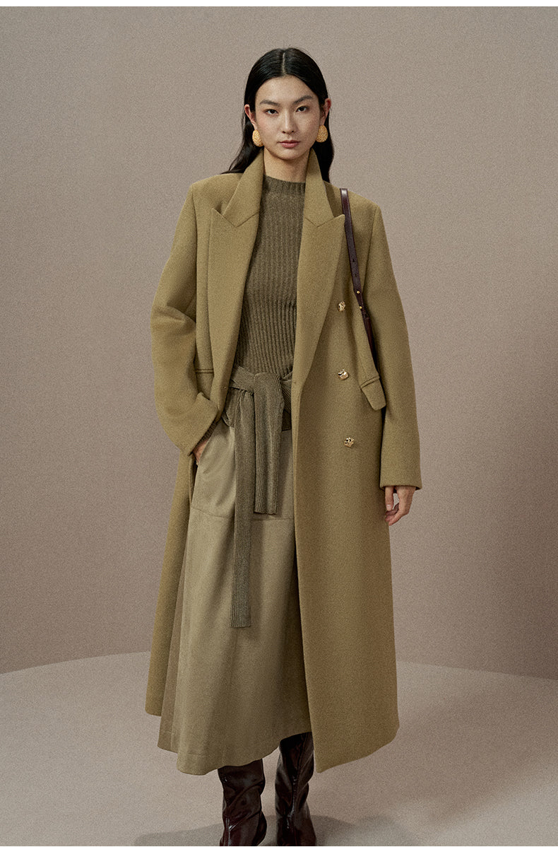 ZZ2EWWWQ141 Tailored Double-Face Wool Blazer