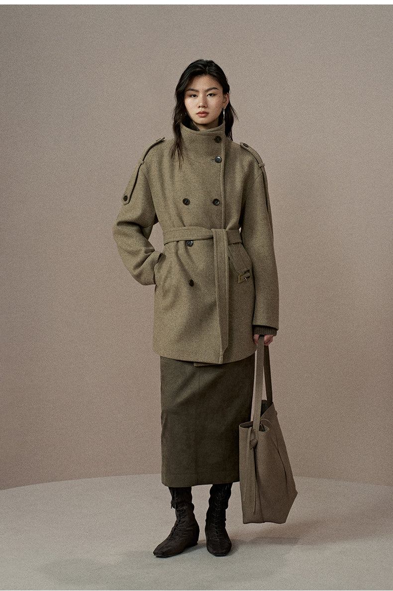 ZZ2EWWWQ158 Double-Face Wool Coat