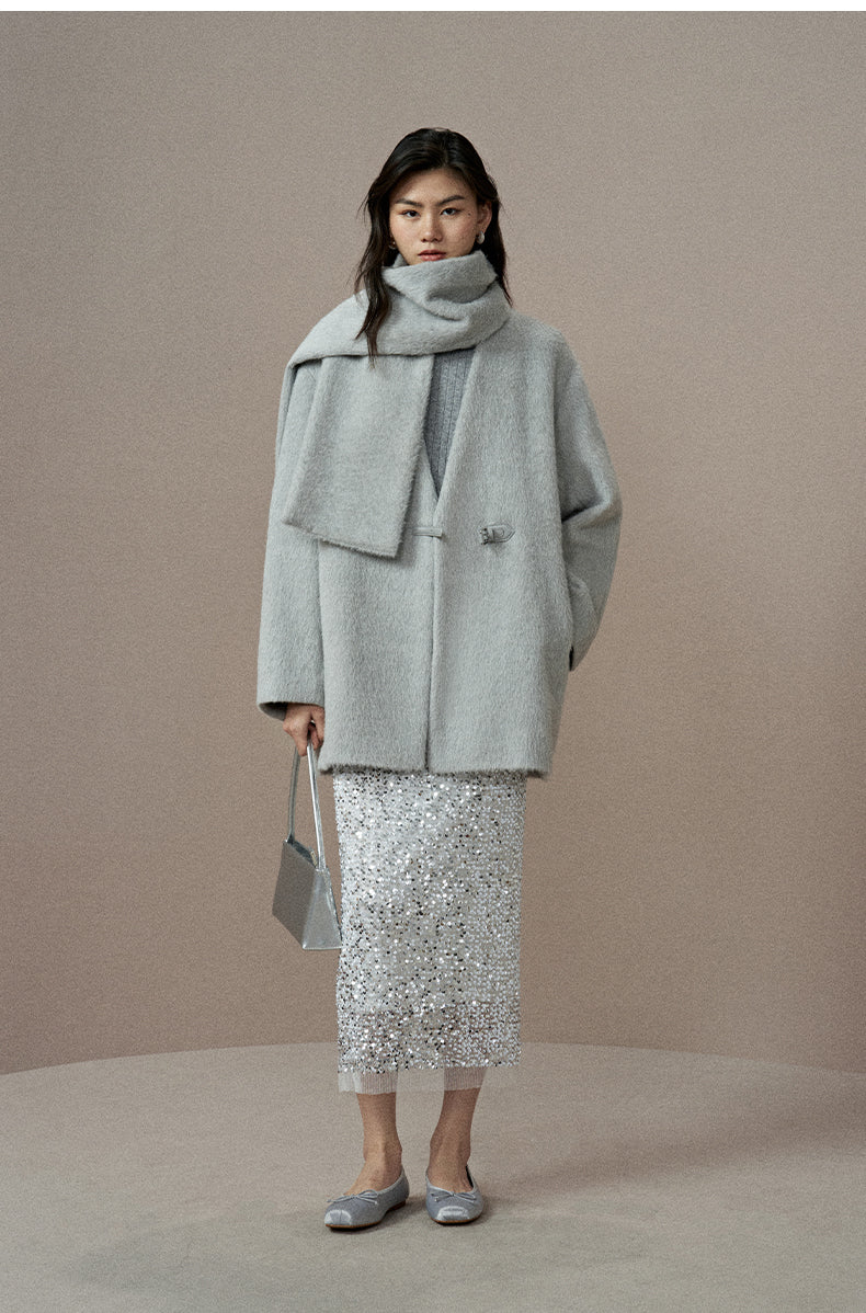 ZZ2EWWW9027 Double-Face Wool Coat