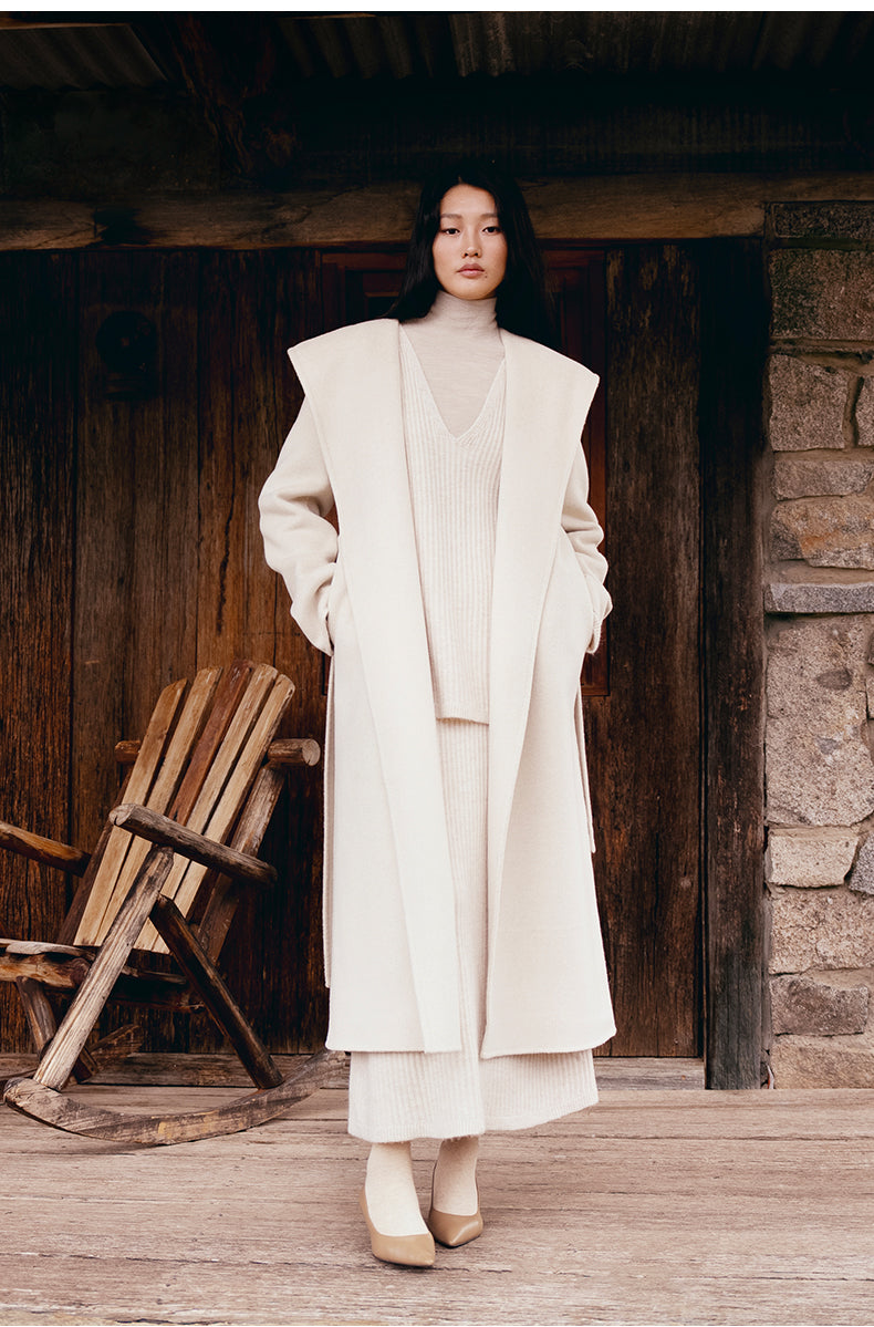 ZZ2EAKZN051 Alpaca V-Neck Knit