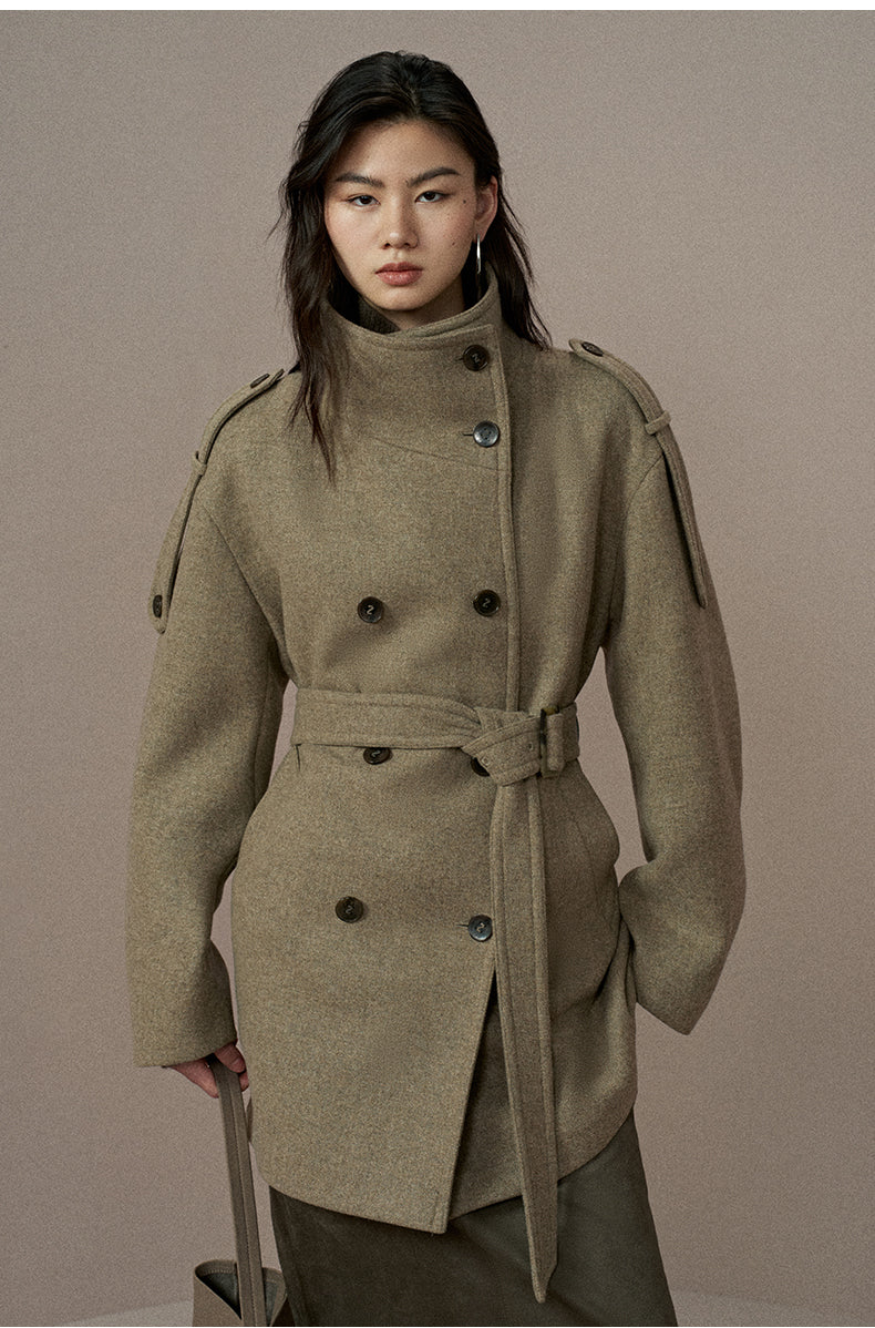 ZZ2EWWWQ158 Double-Face Wool Coat
