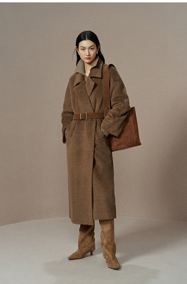 ZZ2EWWW9015 Double-Face Wool Coat