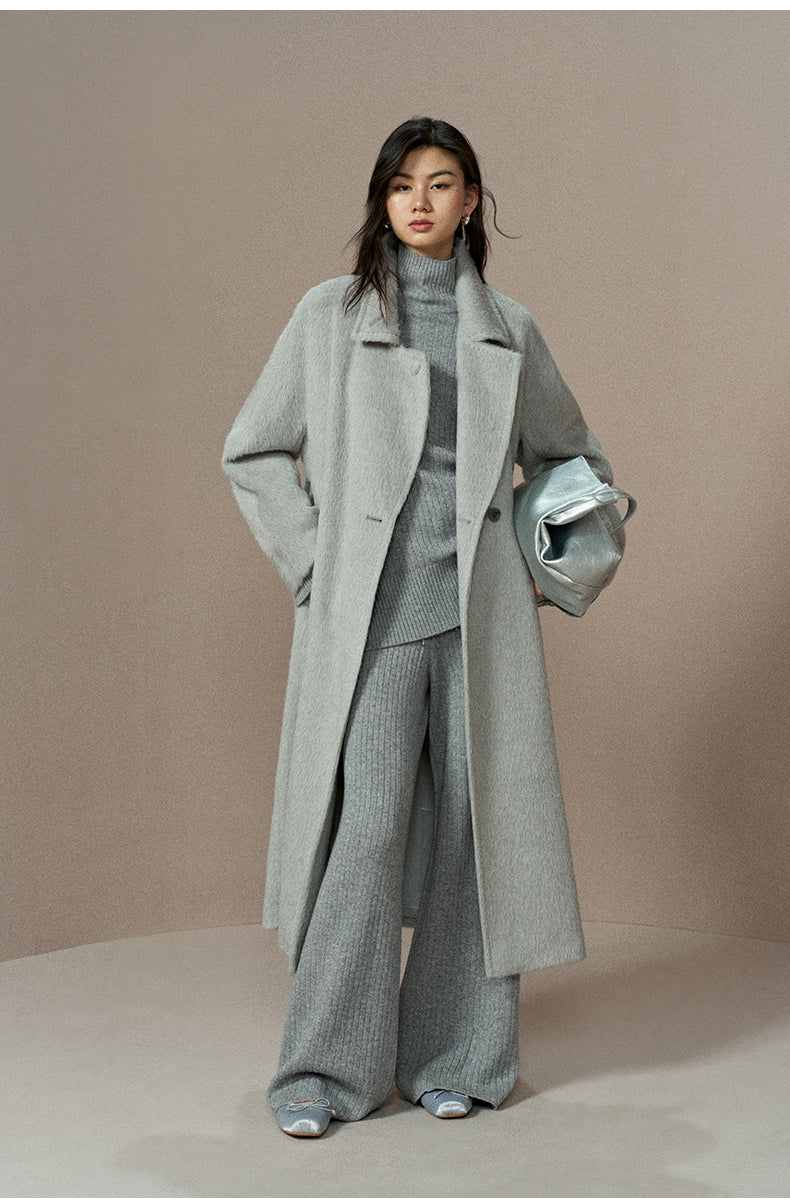 ZZ2EWWW9015 Double-Face Wool Coat