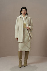 ZZ2EWWWT122 Double-Face Wool Coat
