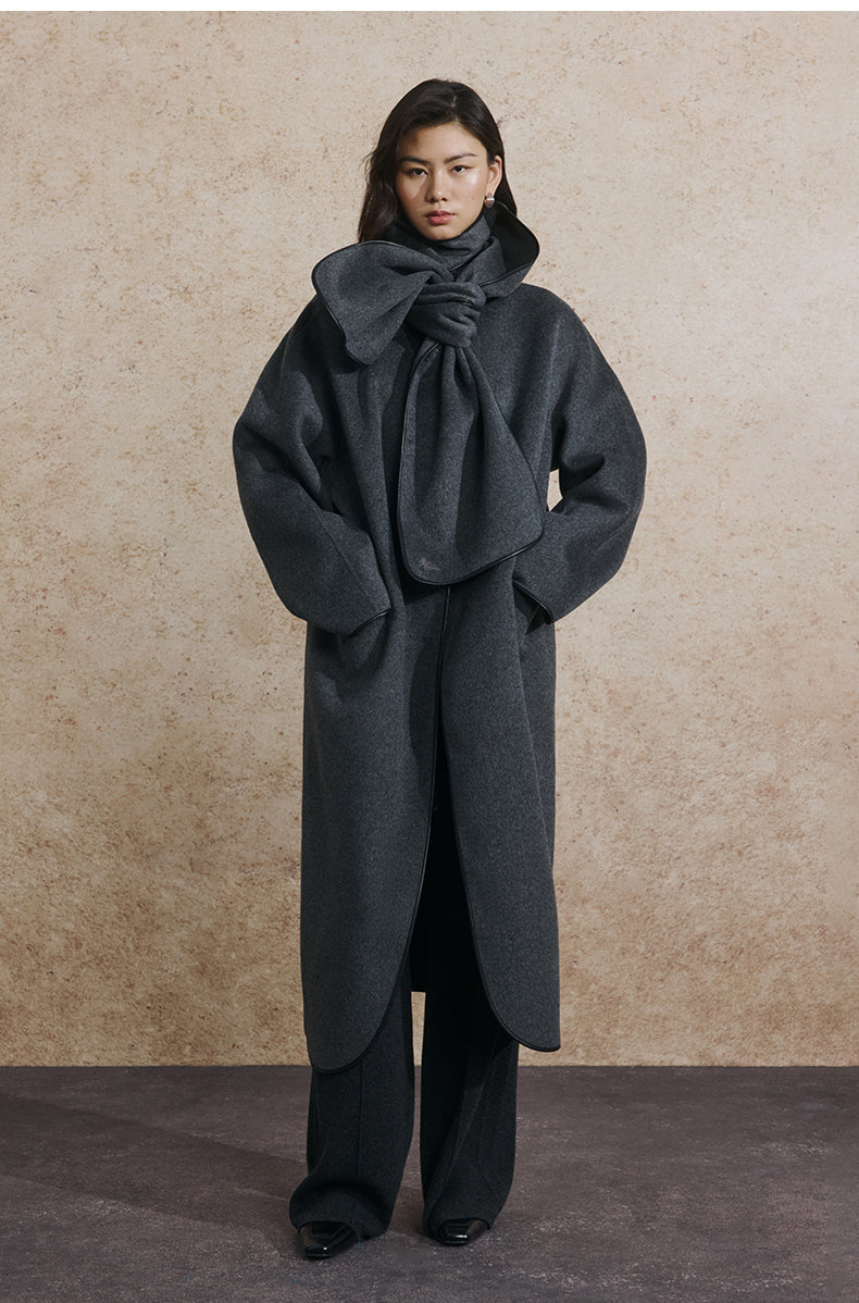 ZZ2EAWWT012 Double-Face Wool Coat