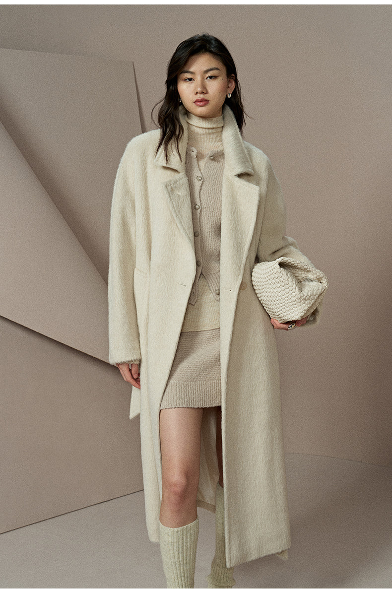 ZZ2EWWW9015 Double-Face Wool Coat