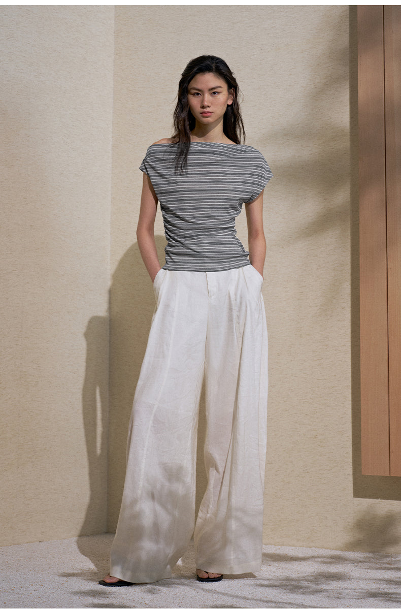 ZZ2FMWTT033 Heather Grey Stripe