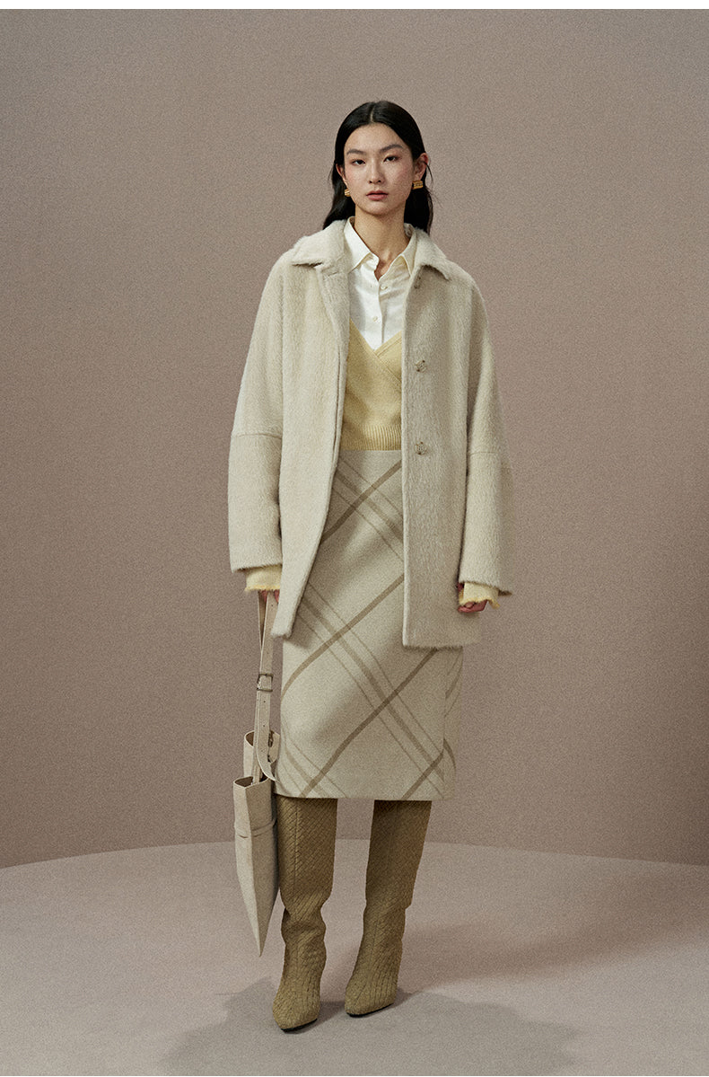 ZZ2EWWWT122 Double-Face Wool Coat