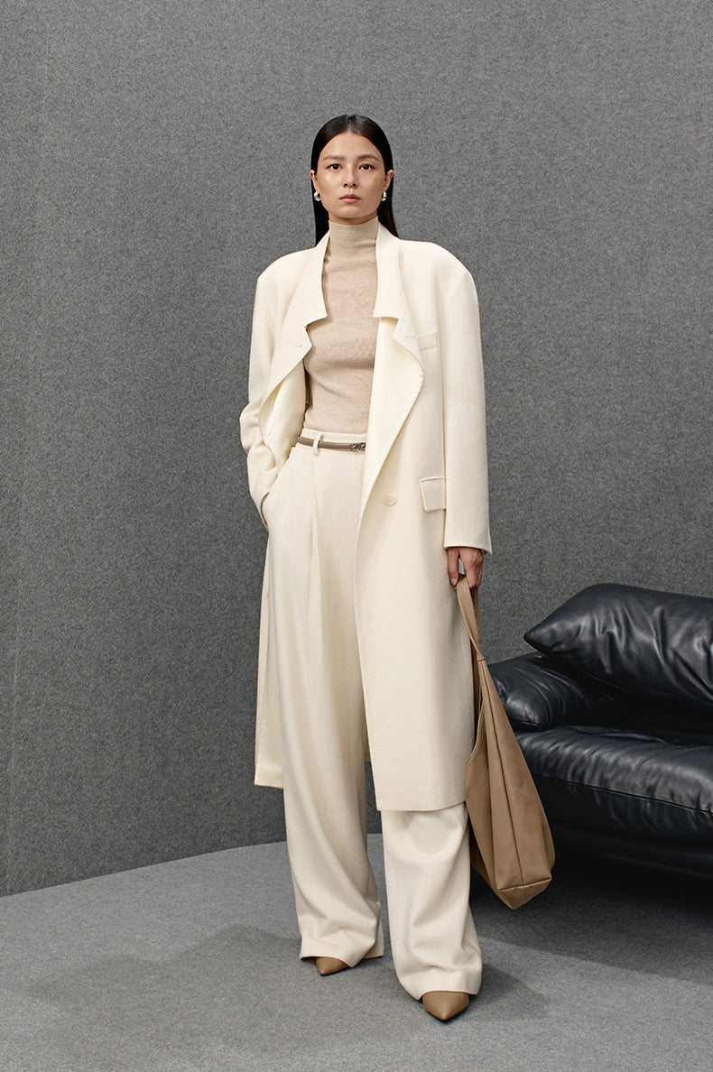 ZZ2EWWWQ010 Tailored Double-Face Wool Blazer